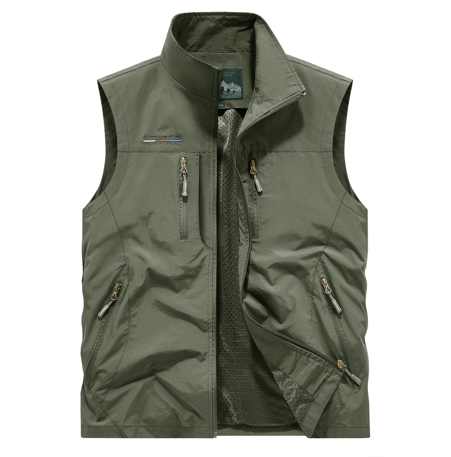 Men's Outdoor Sports Leisure Windproof Cold Proof Warm Vest for Autumn and Winter Comfortable Plush Warm and Fashionable Vest