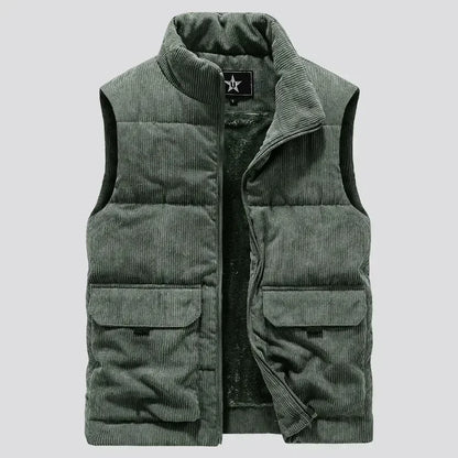 New Winter Fashion Wool Vest Male Cotton-Padded Vests Coats Men's Sleeveless Vest Jackets Warm Waistcoats Clothing Plus Size 6XL