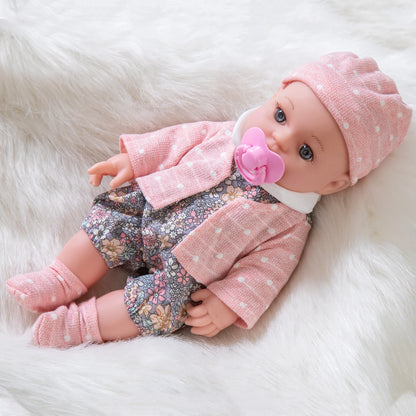 30cm Reborn Doll Can Be Washed, Soft 12inch Baby Doll Limb Movable and Clothes Detachable, Children's Toy Gift