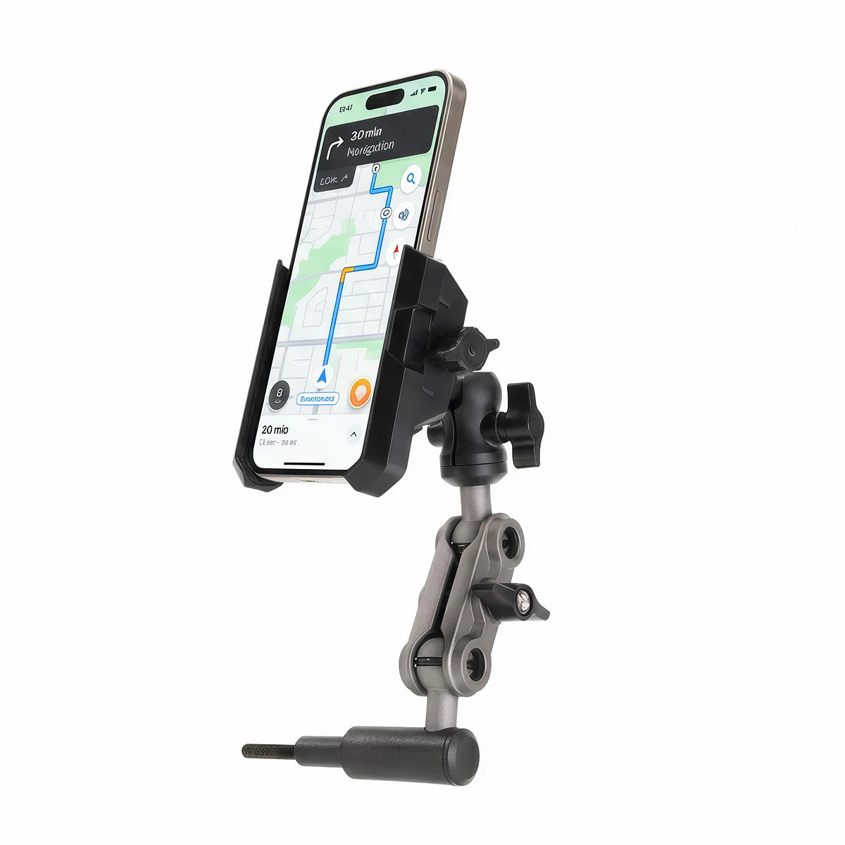 For Tank 500 Car Phone Holder, Car A-Pillar Fixed Phone Holder 360° Rotatable Aluminum Alloy Arm Anti-Shake Phone Stand Base