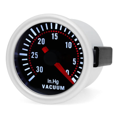 2"52mm Smoke Len PSI/BAR Turbo Boost Gauge Meter Water/Oil Temp Meter Tachometer Vacuum VOLT Oil Pressure for Gasoline Car 12V