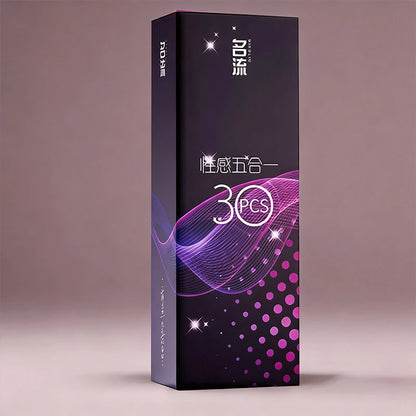 Warehouse Shipped Condoms 30pcs /packIntimate Good Sex Products Combining Particles and Threads for Long-lasting Pleasure