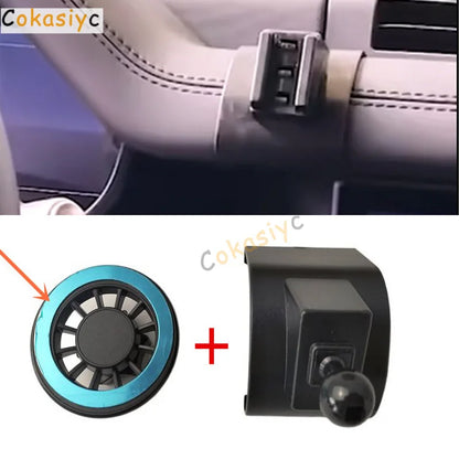 1Set ABS Plastic Material For 2020-2024 Land Rover Defender Special Car Magnetic Phone Holder Fixed Bracket Stand Mobile