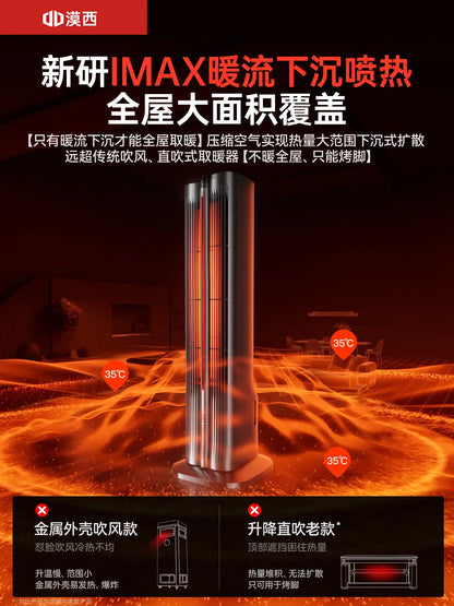 220V New Large Area Heater Graphene Electric Warmer Energy Saving Home Heating Fan CAB