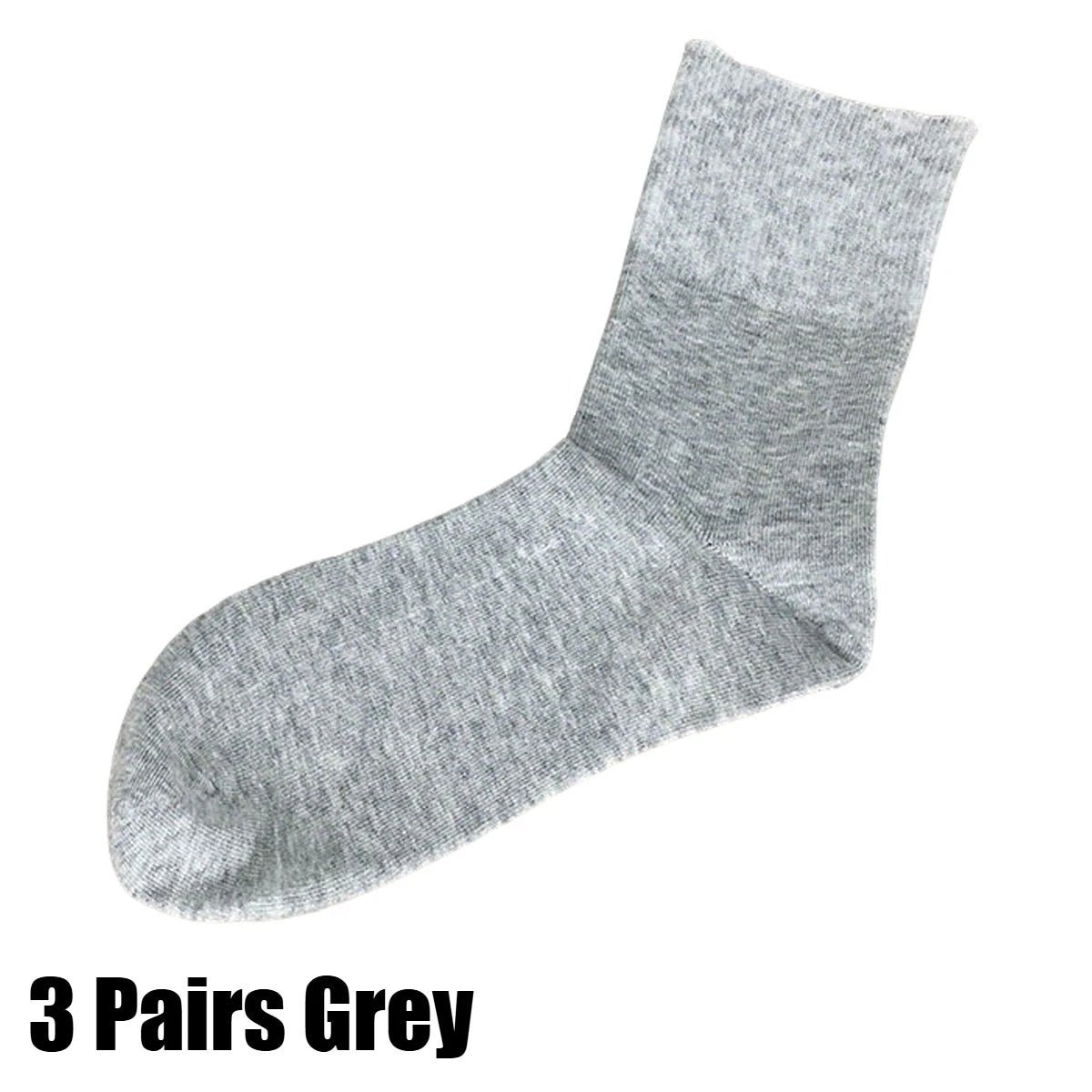 3/6Pairs Prevent Varicose Veins Socks Mens Diabetics Patients Cotton Loose Mouth Sock Man Women Comfort Meias