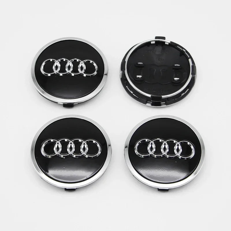 4pcs 60mm 61mm 69mm 68mm 77mm Car Styling Wheel Center Cap Hub Covers Badge 4B0601170 For Audi A3 A4 A5 A6 A7 A8  S6 Accessories