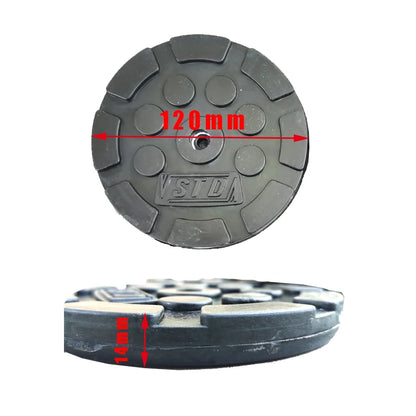 PCS/LOT 120*14mm Heavy Duty Rubber Arm Pads Car Lift Universal Tool Hub Round