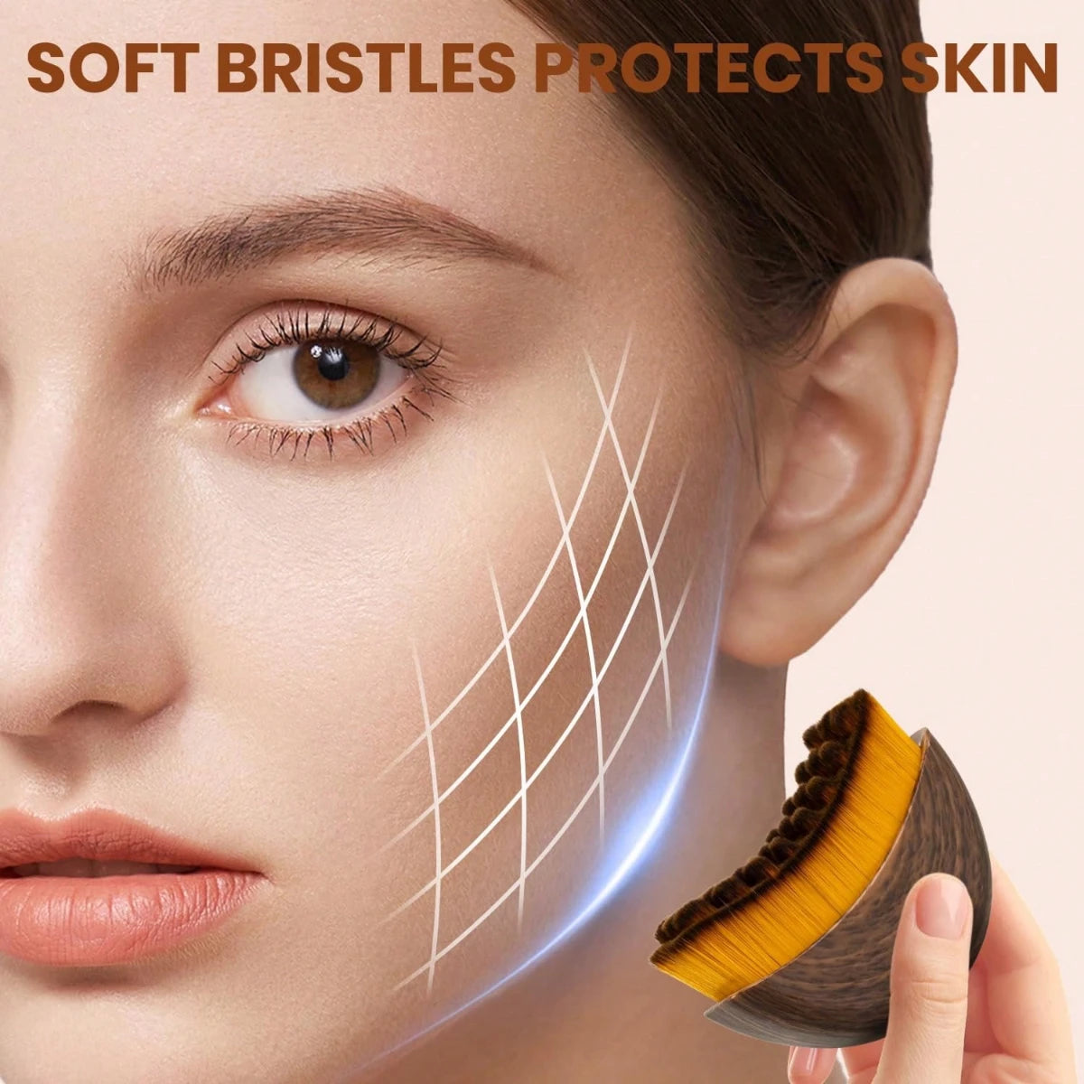 Lymphatic Contour Face Brush,Chin &Jawline Sculpting,Drainage Massager for Face,Ergonomically Designed to Fit The Skin Precisely