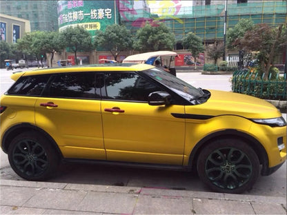 Multiple Colors Ice Metallic Matte Chrome Vinyl Car Wrap Film with Air Release Satin Car Stickers Foil