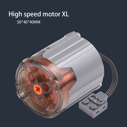 MOC High-Tech Parts M XL L Motor Servo Power Functions Motor Multi Tool PF 8293 8883 Model Building Blocks Compatible With LEGO