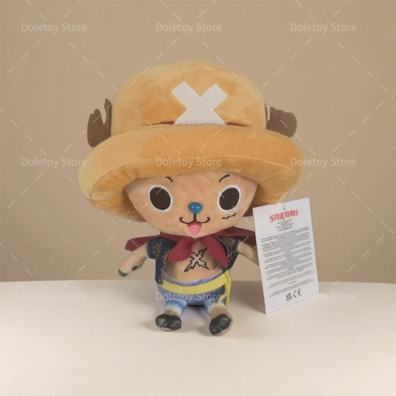 New Original One Piece Plush Luffy Chopper 30cm Cute Face Tony Tony Chopper Stuffed Anime Doll Toy Birthday Gift