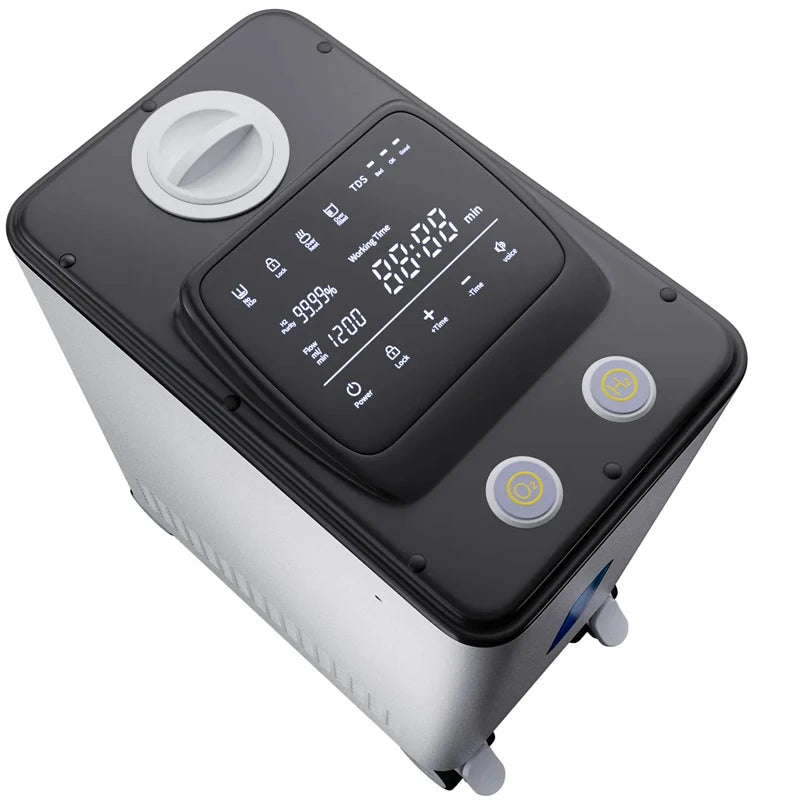 99.99% Purity Hydrogen Water Generator Quiet Hydrogen Inhalation Machine O2 HHO Double Outlet Hydrogen Water Device 900ML 1500ML