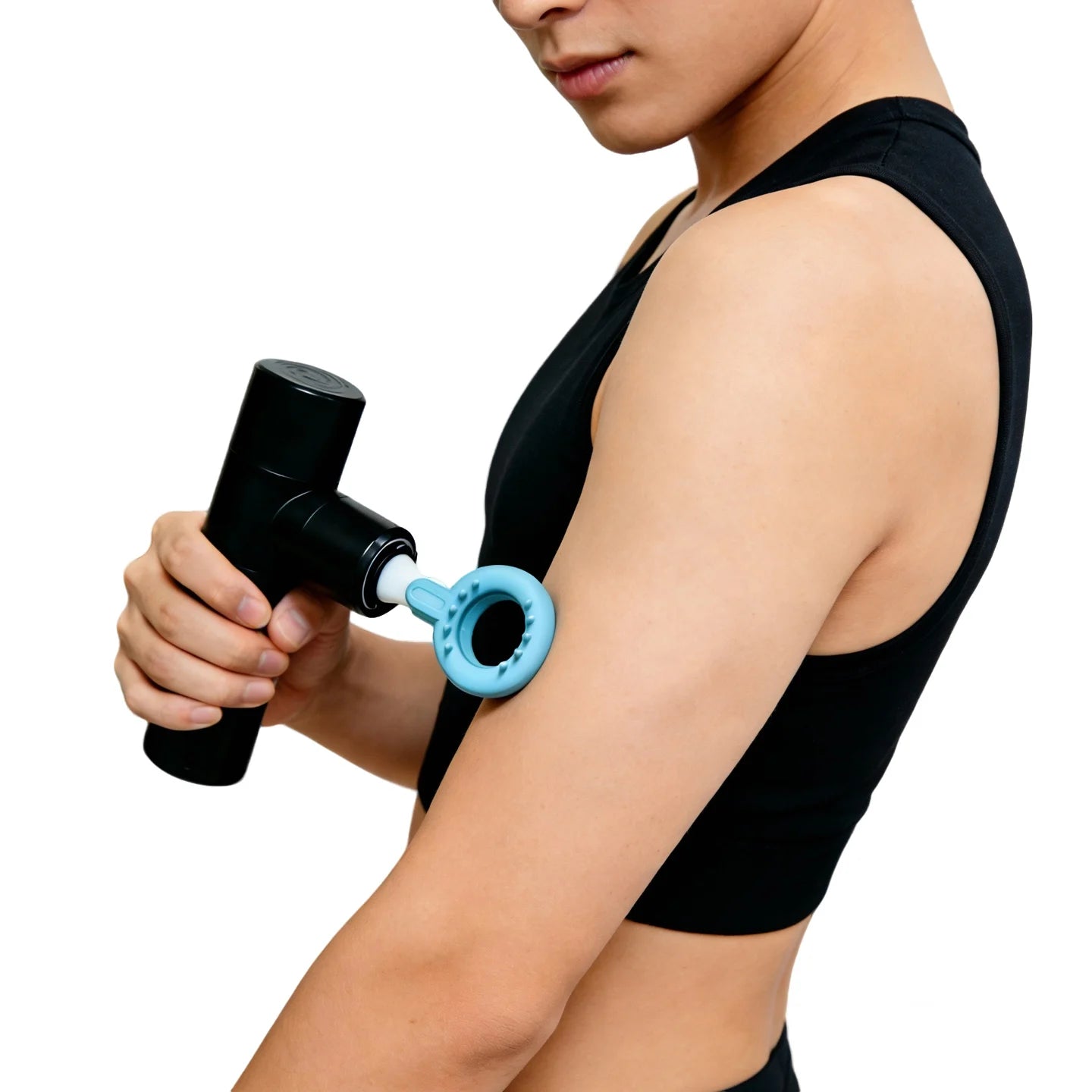 Massage Gun Head Attachments for 12-19mm Shaft, Replaceable Silicone Fascia Gun Head,   Fitness Accessories for Muscle Relief