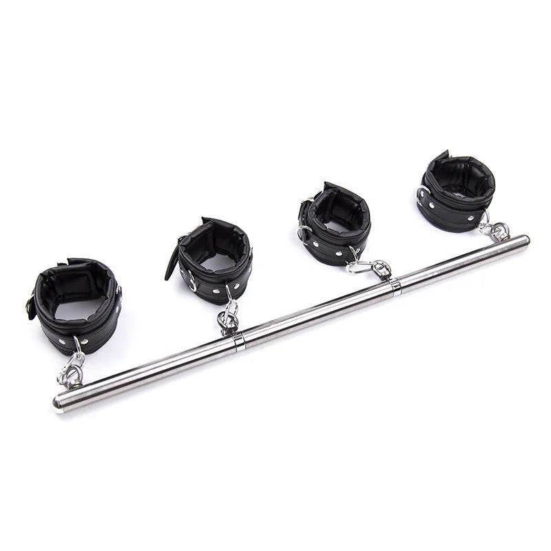 Detachable Spreader Bar Bondage Set Wrists Ankles Restraint Bondage Adult Sex Games Tools Bondage Equipment Sex Toys For Couples