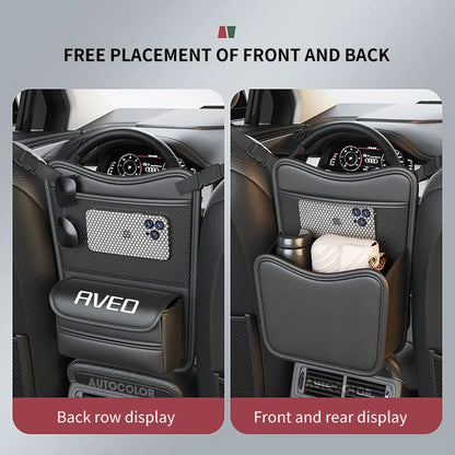 Car Organizer For Chevrolet Aveo Seat Storage Box Car Hanging Storage Bag Tissue Box Car Stowing Tidying Storage Pocket