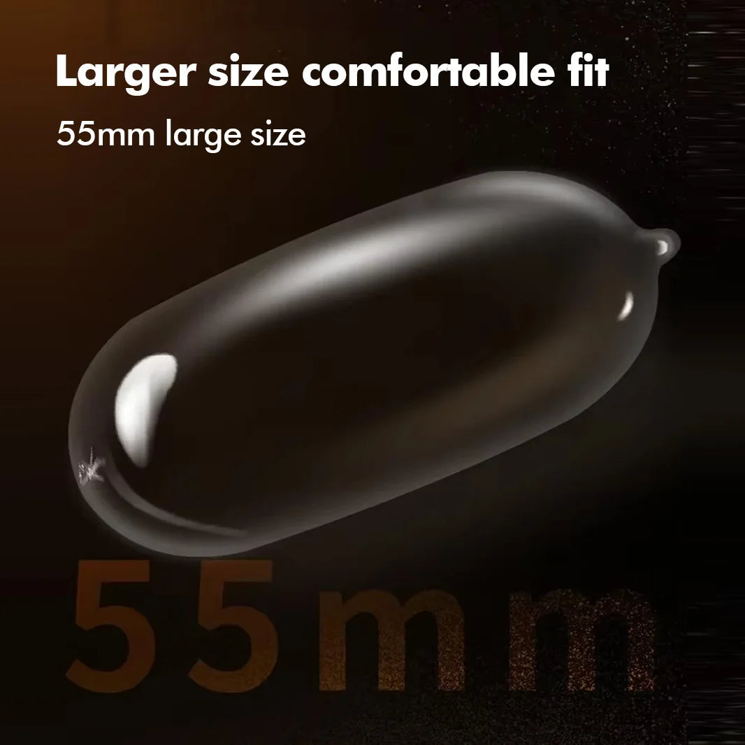 Condoms XL 55mm Large Size(10Pcs,20Pcs,30Pcs) - Sensational Penis Sleeve for Enhanced Performance and Intimate Moments