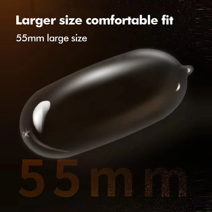 Condoms XL 55mm Large Size(10Pcs,20Pcs,30Pcs) - Sensational Penis Sleeve for Enhanced Performance and Intimate Moments