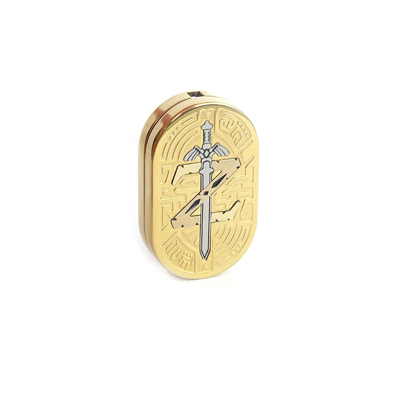 Novel Sword and Shield Fidget Slider EDC Stress Relief Push Haptic Slider ADHD Anxiety Stress Toys Office Desk Toys Gifts