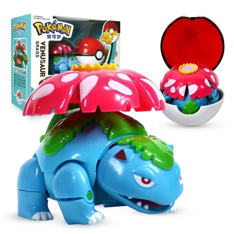 Pokemon Pokeball Figure Pikachu Dragonite Lapras Psyduck Mewtwo Gyarados Solgaleo Lunala Eevee Poke Ball Toy Kids Birthday Gift