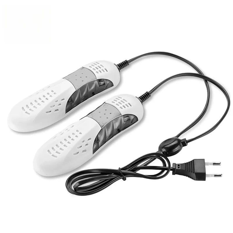 18W EU/US Plug Race Car Shape Light Shoe Dryer Foot Protector Boot Odor Deodorant Dehumidify Device Household Shoes Drier Heater