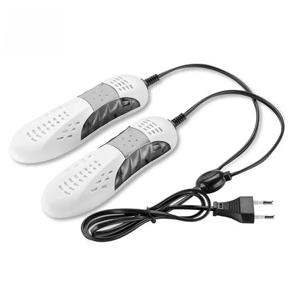 18W EU/US Plug Race Car Shape Light Shoe Dryer Foot Protector Boot Odor Deodorant Dehumidify Device Household Shoes Drier Heater