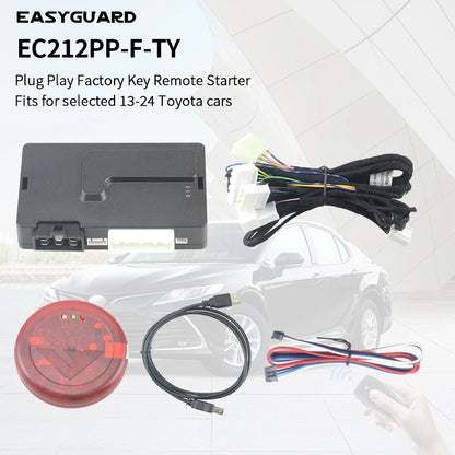 EASYGUARD Plug &Play Factory Key Remote Starter Fit For 13-24 Toyota Camry Corolla Cross Prius Alphard Highlander