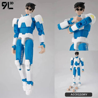 9L3D Invincible Slayer Daryl Dixon Lucky13 Action Figure Dummy13 Multi-Jointed Collectible Model Toys Titan13 Birthday Gifts T13
