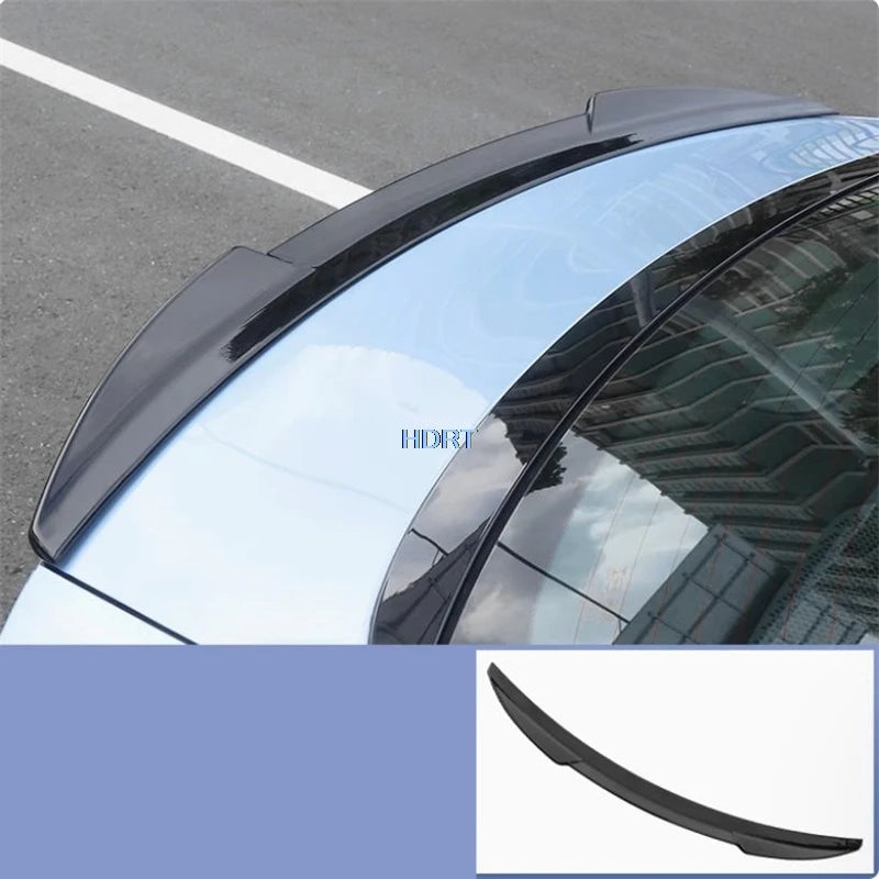 For BYD Seal EV 2022 + Car Styling Fixed Wind Pressure Tail Wing Cover Rear Trunk Roof Spoiler Sport Surround Plate Accessories