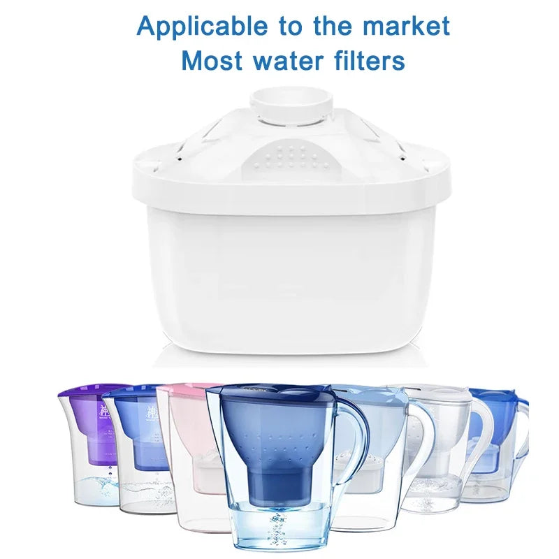 6PCS For Brita Maxtra Water Filters Cartridge Limescale Chlorine Impurities Purify Kettle Activate Carbon Water Filter