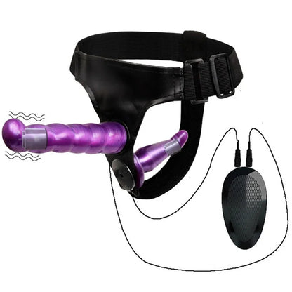 Strap On Big Dildo Vibrator Strapon Ultra Elastic Harness Belt  Adult Sex Toys For Woman Lesbian Double Penis Realistic Dildos