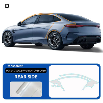 For BYD Seal EV Version 2021-2024 PPF Car Film 9Mil Pre-Cut Paint Protection Film TPU Invisible Anti-scratch Vinyl Wrap Film