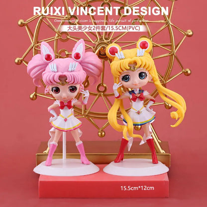 Anime Figure Hatsune Miku Model Statue Doll Beautiful Girl Sailor Moon Rem Asuna Cosplay Merchandise Collectible Gift For Fans