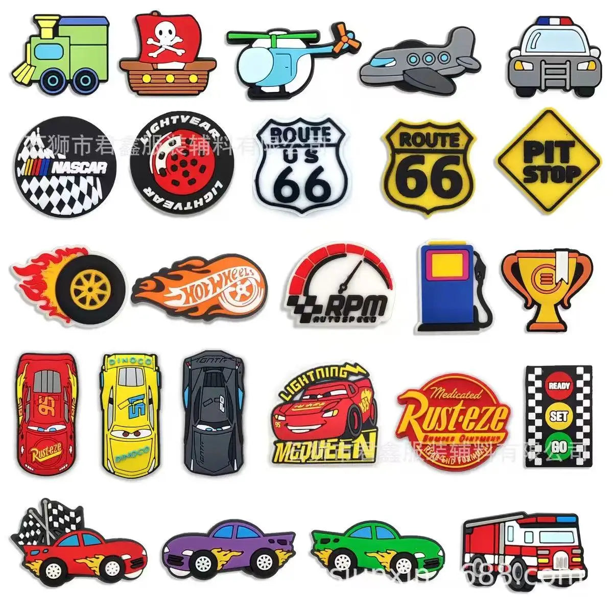 Hot Toys Automobile Tools 10-100pcs Shoe Charms For Sandals, Shoe Decoration Accessories Shoe Pins Great Gift For Men Women