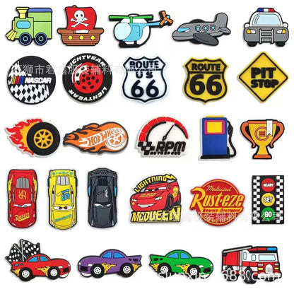 Hot Toys Automobile Tools 10-100pcs Shoe Charms For Sandals, Shoe Decoration Accessories Shoe Pins Great Gift For Men Women
