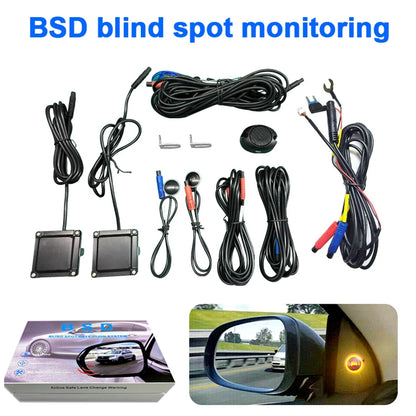 Car bsd blind spot monitoring system 24GHz microwave radar blind spot detection system bsm blind area lane change assistance