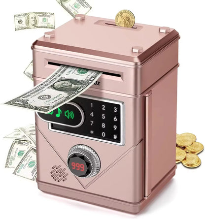 Electronic Piggy Bank Touch Screen Counting Password Safe Box Money Boxes Digital Coins Cash Saving Deposit Atm Machine Kid Gift