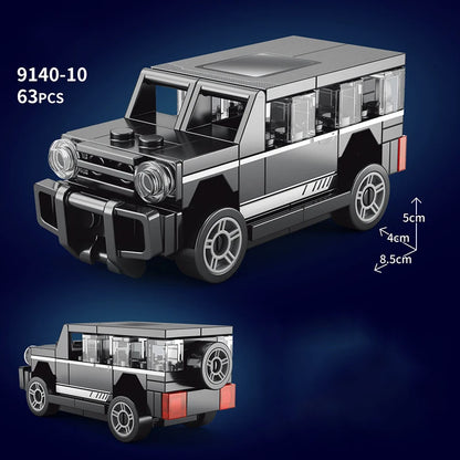 City Technique Speed Racing Car old Classic Sport Model Building Brick Super Racer Great Rally Vehicles Block Christmas gift Toy