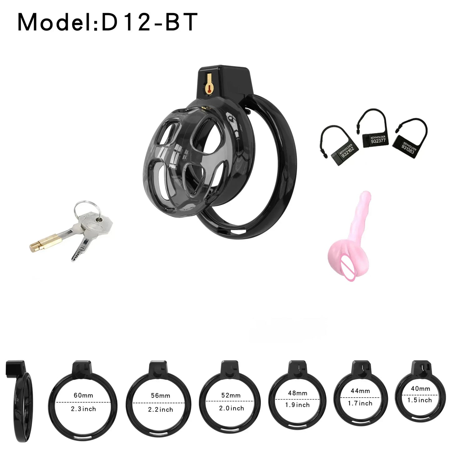 New Super Soft Cobra Chastity Cage Penis Abstinence Bondage Cock Cage with 6 Size Rings Catheter Sissy Gay Male Sex Toys 18