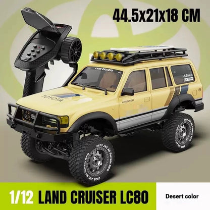 JXC 1/12 Full Scale Lc80 Rc Crawler Cruiser Remote Control Off Road Climbing Car With Light System For Hobby Users