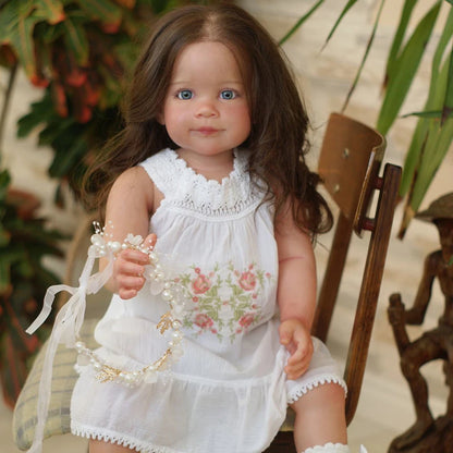 30inch Reborn Doll Kit Ziva Huge Size Toddler Girl Unfinished Unpainted Unassembled for Artists DIY Doll Parts Collectible Doll