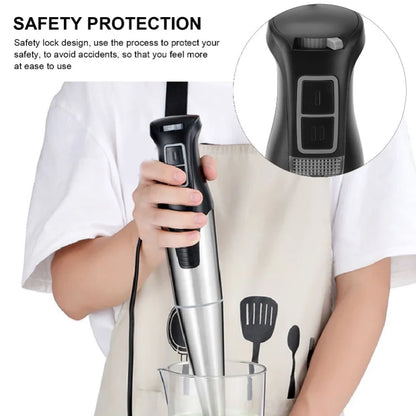 Hand Blender 4 In 1 Multifunctional 1000W Powerful Electric Handheld Immersion Blender For Smoothie Shakes Baby Food