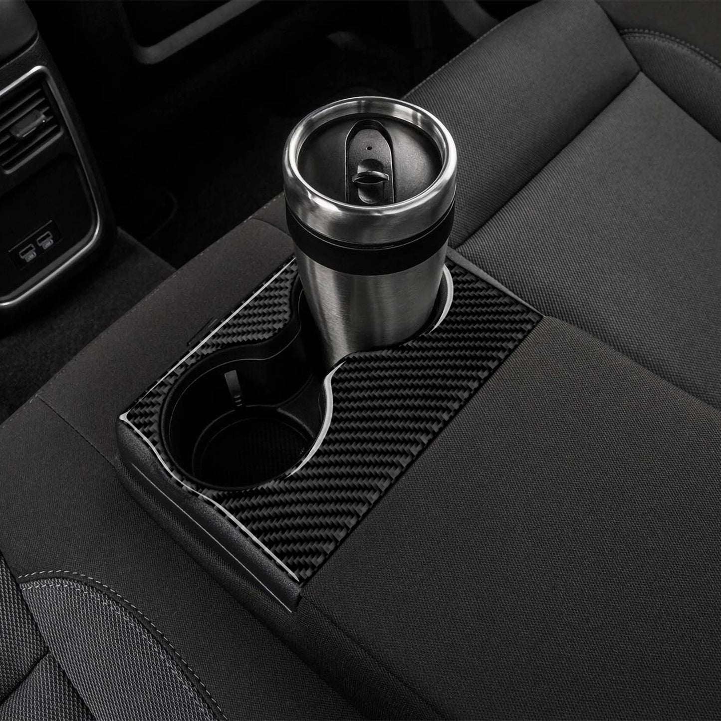 For Chrysler 300 (2011-2014) Car Center Console Gear Shift Panel Steering Wheel Cover Carbon Fiber Interior Sticker Accessories