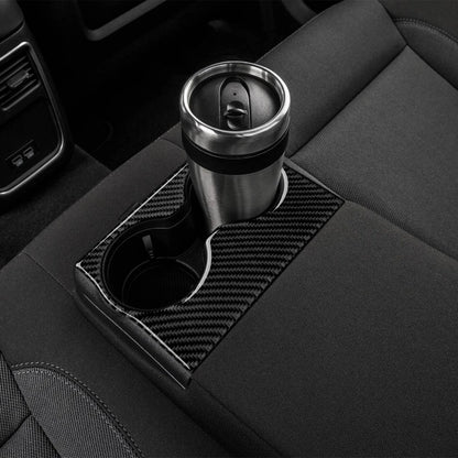 For Chrysler 300 (2011-2014) Car Center Console Gear Shift Panel Steering Wheel Cover Carbon Fiber Interior Sticker Accessories