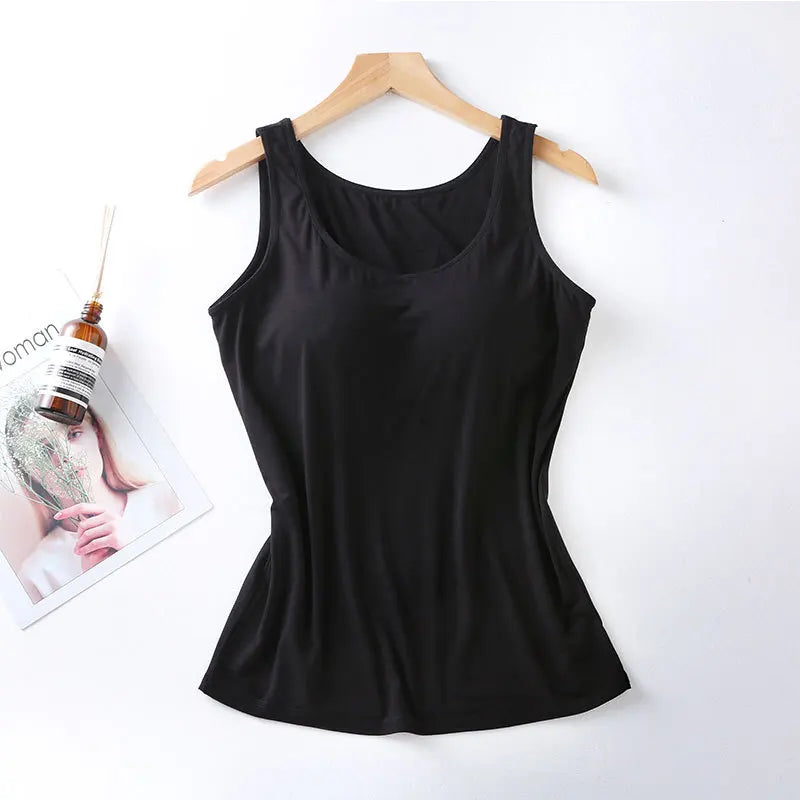 NHKDSASA Seamless Lingerie Women Vest Solid Crop Top Push Up Padded Bralette Woman Vest Basic Comfortable Soft Underwear 4XL