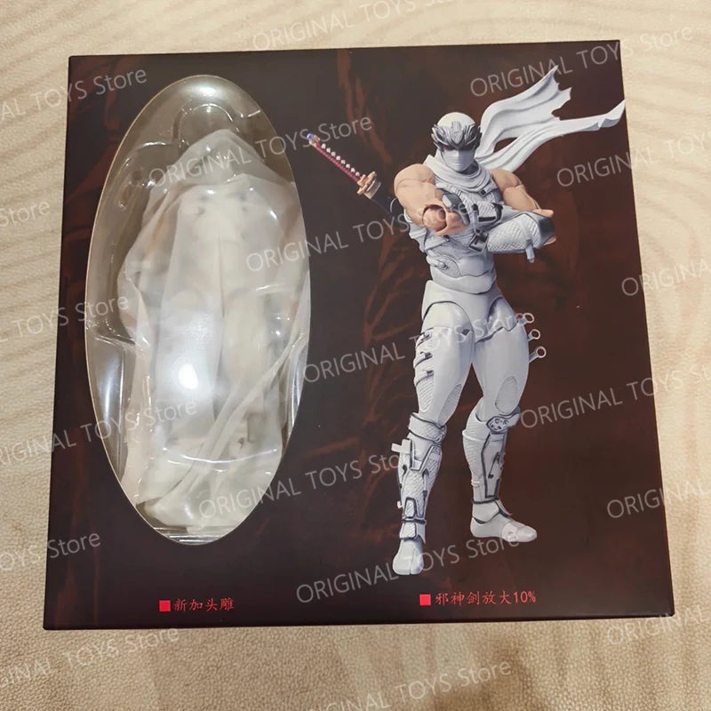 In Stock AC Toys The Second Batch Ryu Revoltech 1/12 Amazing Yamaguchi White Ryu Hayabusa Ninja Gaiden Action Anime Figures Toy