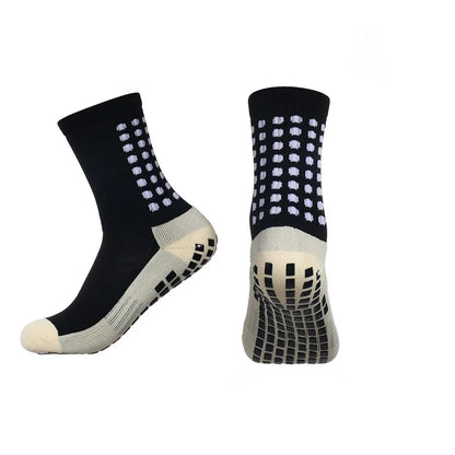 HLHYX Non Slip Grip Socks Men Women Towel Bottom Breathable Shockproof For Football Basketball Running