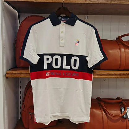 【High-quality】XS-7XL Summer Men's POLO Short Sleeve T-shirt Cool and Breathable POLO Shirt Business Casual Sweat-absorbing Top
