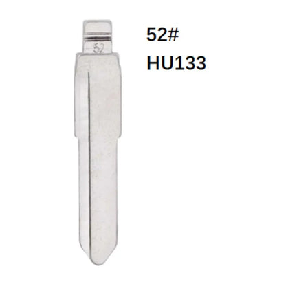 10Pcs 52# HU133R HU87 Metal Blank Uncut Universal Remotes Flip Blade For KD VVDI JMD Remote For Fiat Suzuki Swift Nissan Opel