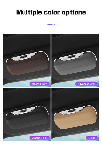 For Xpeng G6 P7 P7i X9 G3 G3i G9 P5 X2 N5 F30 H93 Car Visor Glasses Case Portable Accessories Sunglasses Holder Eyeglasses Box
