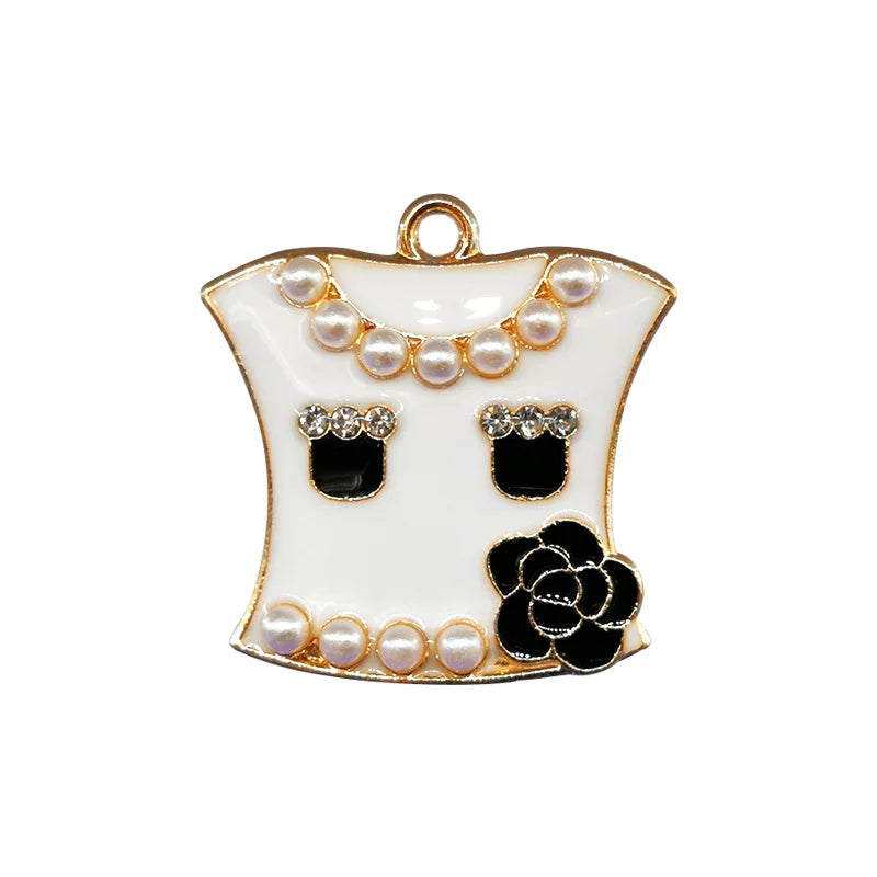 1pcs Metal Shoe Charms Flowers Butterfly Shoe Decorations Perfume Bow Tie White Sandals Pins for Women Girls Favor Gifts